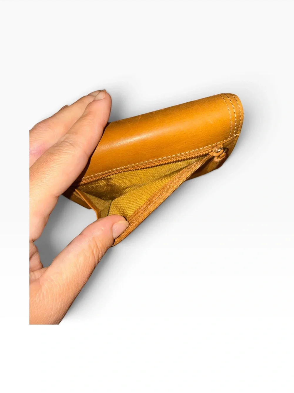 Dockers Tan Leather Compact Wallet